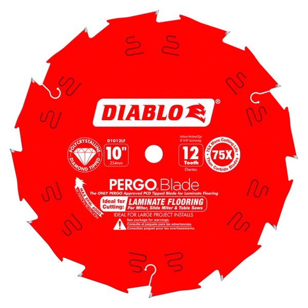 PERGOBlade 10 in. x 12 Tooth PCD Laminate Flooring Blade