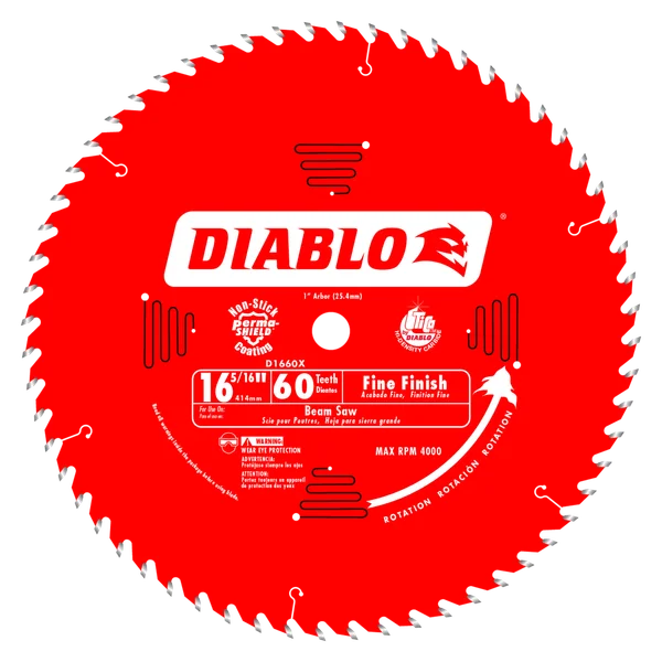16-5/16 in. x 60 Tooth 1 in. Arbor Beam Saw Blade