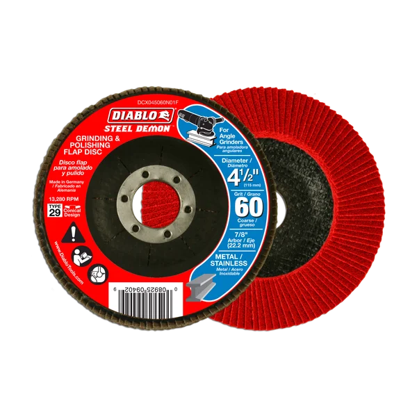 4-1/2" Steel Demon Flap Disc 60G CONICAL- Type 29