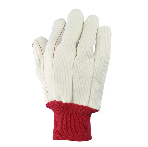 Cotton Gloves -PQO-9018 - Corded Cotton Double Palms